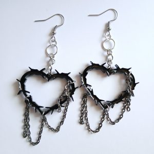 Korvakorut Piikkilanka sydän