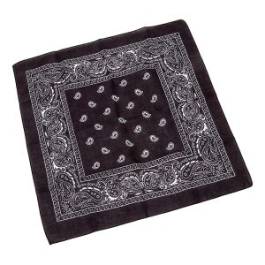 musta klassikko bandana huivi