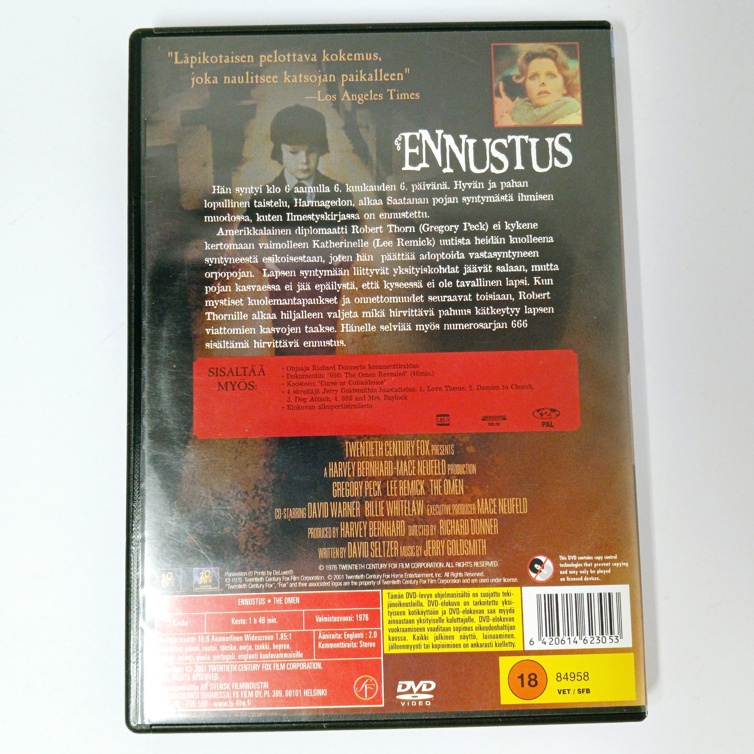 DVD - Ennustus - The Omen 1976 - Image 2