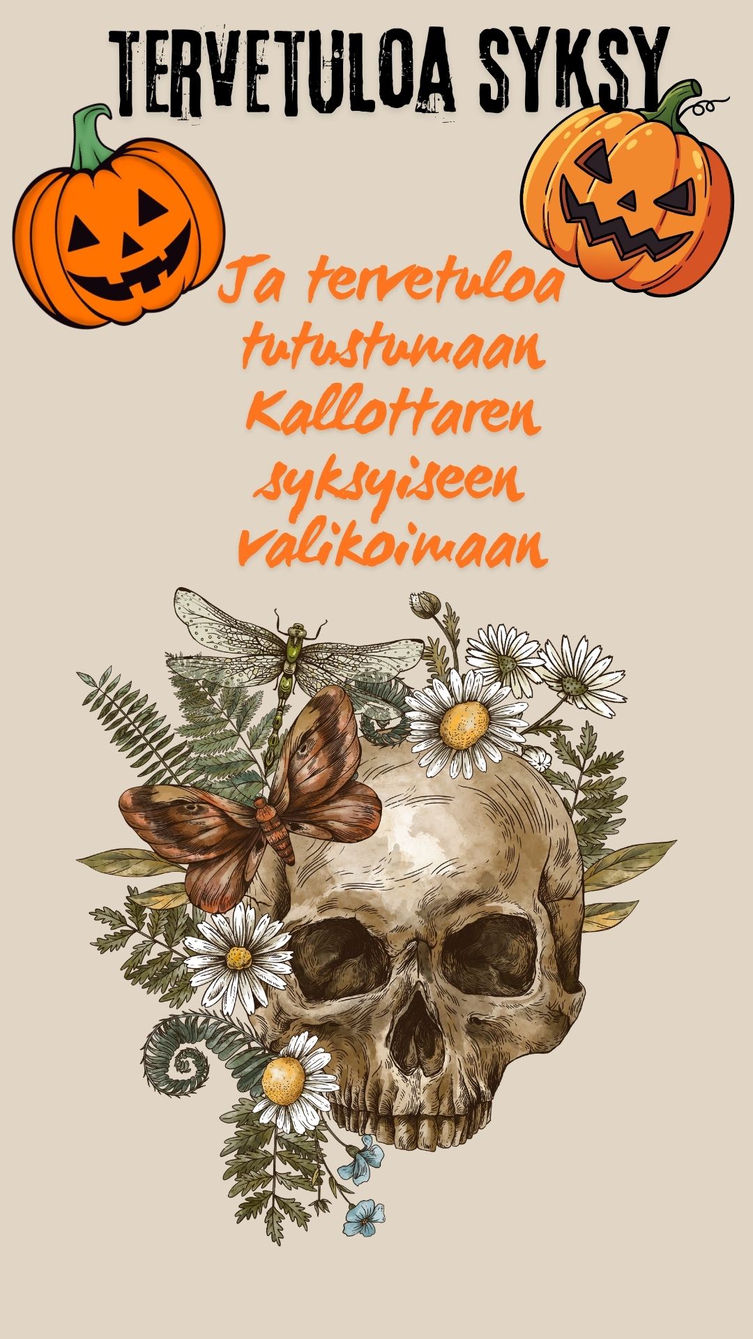 _skull illustration phone wallpaper